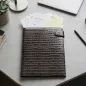 Preview: FRIZZI, documents sleeve, conference map, full leather, metallic purple, style