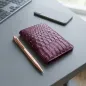 Preview: Trixi Gronau Garcia, note pad case with pen holder, snake, aubergine, style