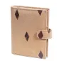 Preview: Trixi Gronau KIM, organizer xs, fine printed suede, cognac-brown