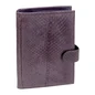 Preview: Trixi Gronau KIM Pocket Ring-Organizer aus fliederfarbenem Lachsleder