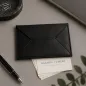 Preview: Trixi Gronau, MIRA, mini envelope for businesscards, nappa black, style