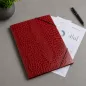 Preview: Trixi Gronau, Sami, binder, croco red, style