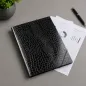 Preview: Trixi Gronau, Sami, binder, croco black, style