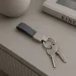 Preview: Trixi Gronau, key chain, Titus, snake leather, grey metallic, style