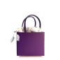 Preview: Talel Tote Bag triangle S  purple, front