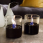 Preview: Tenderflame Kerze Lilly 10 schwarz, Glass, style inside