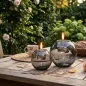 Preview: Tenderflame Candle Globus Gift Set graphite, style garden