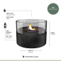 Preview: Tenderflame Candle Cafe 18 Lava black., burning time