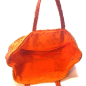 Preview: Tote Bag, Vimoda, Sun Day, orange, Jute, Stitching sunday,inside