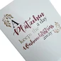 Preview: Detail der TRIXI GRONAU Weihnachtskarte A Plätzchen a Day mit glänzendem Lackdruck in Rot und Gold