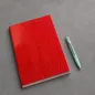 Preview: red colored A4 Notebook, Skivertex bound, Diary, Trixi Gronau, style