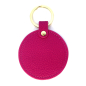 Preview: Trixi-Gronau Leder Schlüsselanhaenger Sunny pink front