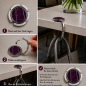 Preview: Trixi Gronau bag butler Erin Dakar purple, how-to