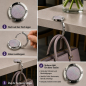 Preview: Trixi Gronau Bag Butler ERIN Tejus metallic rose
