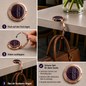 Preview: Trixi Gronau Taschenbutler ERIN rosegold Dakar purple