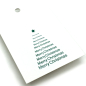 Preview: Trixi Gronau Christmas tag green Merry Christmas, detail