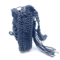 Preview: Crossbody Bag Jayne black, crochet pattern, inside