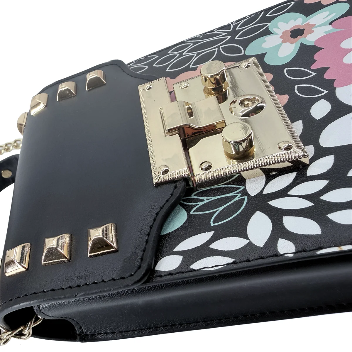 Preview: Vimoda Mini Shoulder Bag SAKARI black painted