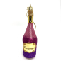 Preview: Vondels Christmas Dekoration Champagne bottle-pink-purple gradient gold accents, detail