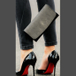 Preview: Zawadi Clutch Mary stingray black, style