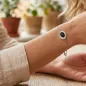 Preview: a cuckoo moment Lipsy stingray bangle, silver, stingray black, style