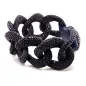 Preview: cuckoo moment Rochen Gliederarmband schwarz