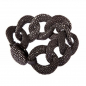 Preview: cuckoo moment Rochen Gliederarmband schwarz