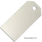 Preview: Gift Paper Tag white with print black backside white