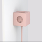 Preview: Avolt Square 1, Multi Charging cube, old pink, side