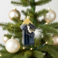 Preview: Christborn Weihnachtsbaumschmuck VOGELHAUS am Tannenbaum mit warmen Lichtern