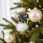 Preview: Christborn MOND Weihnachtsbaumschmuck am Tannenbaum mit warmen Lichtern