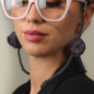 Preview: I-Conically- eyeglass chain Can Can purple,  style model