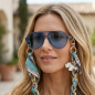Preview: I-Conically- eyeglass chain Vogue turquoise Model sunglasses