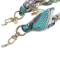 Preview: I-Conically- eyeglass chain Vogue turquoise, detail closure