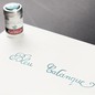 Preview: Bleu Calanque Tintenpatronendose von Jacques Herbin mit handgeschriebenem Farbnamen