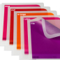 Preview: Julifoli document holder A4 5 colors, purple, rubin, orange, red, pink, with color