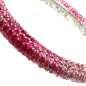 Preview: Kmo Pixie pink glitter bangle with magnetic closure, detail