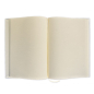 Preview: weisses DIN A4 Notizbuch, Skivertex, Tagebuch, Trixi Gronau, geoeffnet
