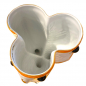 Preview: Reichenbach Porzellanvase, Koikoi, dotted orange, Design Paola Navone, inside