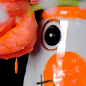 Preview: Reichenbach Porzellanvase, Koikoi, dotted orange, Design Paola Navone, detail Auge