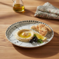 Preview: Reichenbach MEDINA Teller M mit mediterraner Mezze: Hummus, Oliven und Pita