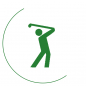 Preview: Trixi Gronau • GOLF Greeting Card B6, Detail