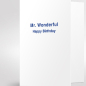 Preview: Card Mr. Wonderful Happy Birthday blue, Detail