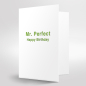 Preview: Mr. Perfect Happy Birthday grün