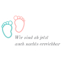 Preview: Trixi Gronau  Wir sind auch nachts erreichbar Babykarte mit Swarovski Elements blau Farbe Offsetdruck blau
