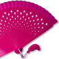 Preview: Vera Pilo, Fan, Estrelle, Stars, fuchsia, detail