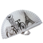 Preview: Vera Pilo, Fan, Parigo, handpainted Paris, black&white