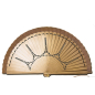 Preview: Vera Pilo, Fan, tourefela, gold, Eiffel Tower