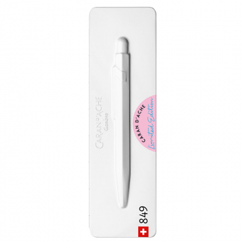 caran d ache 849 Kugelschreiber caran d Ache 849 ballpoint Claim Your Style Hibiskus rosa, Metallbox von vorn