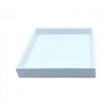 Mini Size Tray, square, paint Lacquer white